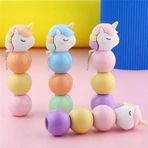 Çılgın Trend Unicorn Fosforlu 3'lü Kalem Seti
