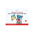 Çılgın Zeka Eğlenceli Sticker Nokta Etiket Defteri Okul Öncesi Defter Okul Öncesi Etkinlik Kitapları