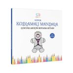 Çılgın Zeka Süper Kodlamalı Mandala Çocuklar İçin Boyama Kitabı 30 Yaprak 60 Sayfa Eğlenceli