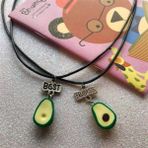Çılgıntrend Best Friends Avokado Çift Kolye