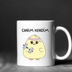 Çılgıntrend Canım Kendim Tasarımlı Kupa Bardak