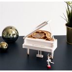 Çılgıntrend Kişiye Özel Dans Eden Balerinli Piyano Müzik Kutusu