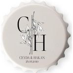 Çılgıntrend Kişiye Özel Düğün Hatırası Açacak Magnet – Şık ve Anlamlı Hediyelik 10 adet