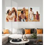 Çılgıntrend Kişiye Özel Fotoğraflı 3’lü MDF Tablo Seti (20x28 cm)