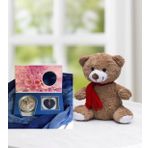 Çılgıntrend Peluş Ayıcık ve İstiridye İçinde Gerçek İnci Kolye