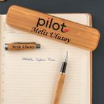 Çılgıntrend Pilotlara Özel Bambu Kutulu Kalem Seti