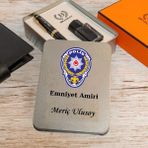 Çılgıntrend Polislere Özel Siyah Gold Dolma Kalem