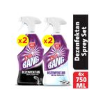 Cillit Bang Dezenfektan Mutfak & Banyo Yağ ve Kireç Çözücü Sprey Set 4 x 750 ML
