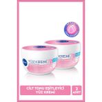 Cilt Tonu Eşitleyici Yüz Kremi 100ml, SPF15 Güneş Koruyucu, Nemlendirici, Leke Karşıtı, X2 Adet