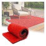 Çim Çim, Sentetik Suni Çim Çim, 3 cm Kalın Dış Mekan Halı Halı Veranda Balkon Güverte Eskrim Dekorasyon için, 2 x 1,8 m