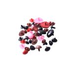 CIMAXIC 100 Adet Bebek Burnu Gabys Dollhouae Kukla Burunları Ayı Burnu Zanaat Gözleri Ve Burunları Doldurulmuş Oyuncaklar Diy Bebek Vücut Parçaları Cadılar Bayramı Sahne Hayvan Aksesuarlar