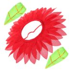 CIMAXIC Ayçiçeği Başlığı Başlık Kostüm Ile Eğlenceli Parti Malzemeleri Ayçiçeği Şapkası Çiçek Başlığı Çiçek Şapka Parti Pervanesi Cosplay Ayçiçeği Şapka Ayçiçeği Bandı Ipek Kumaş