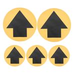 CIMAXIC İşletmeler, Kamu Alanları ve Sosyal Mesafe İçin 5 Sayfalık Ok İşareti Etiketi Yönlü Yapışkanlı Zemin Çıkartması Zemin Duvar İşaretleme Etiketi