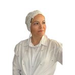 ÇİMEN BUTİK Pamuklu Poplin Cerrahi Bone Kırmızı Nota Desenli ve Ayarlanabilir | Hastane ve Aşçı Bonesi