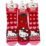 Çimpa 3'lü Hello Kitty Tabanı Kaydırmaz Havlu Çocuk Çorap - 9 Yaş - Çok Renkli