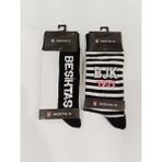 Çimpa Beşiktaş Lisanslı Soket Çorap 2'li - 41 - 44 - Siyah-Beyaz