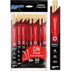 Çin Çubuğu Chopstick 23CM 50 Çift - Ahşap - Gold