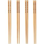 Çin Çubukları Chopsticks (10 Çift) - Altın - Yeşil - Renkli