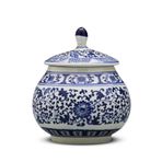Çin Geleneksel Seramik Vazolar Antika Porselen Vazo Seramik Çiçek Vazoları Mavi ve Beyaz Kavanoz Vazo Çin Stili-e Y25cmxg17.5cm,E-Y25cmxG17.5cm,E-H25cmxW17.5cm