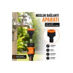 CinaMax 1/2” – 3/4” Universal Musluk Adaptörü Seti (2 Adet) – Bahçe Sulama Hortum Bağlantı Aparatı