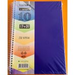Çınar 7+3 Ayraçlı Defter Çınar Im Smart A4 7+3 250 Yaprak Plastik Kapak Spiralli Ayraçlı Defter (62062) - Mor - 1 Adet