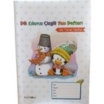 Çınar A5 Dik 40 Yp Çizgili Defter 24013-Kardan Adam