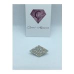 Çınar Aksesuar Eşarp Iğnesi - Broş - Yaka Iğnesi - (taşlı Dikdörtgen Küçük ) - (2,5cm) broş3