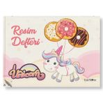 Çınar Defter 5799070 N:20002 UniNote Perforeli A4 40 Yaprak Resim Defteri