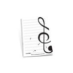 ÇINAR DEFTER Jazz Müzik Defteri Sol Anahtarlı Spiralli Plastik Kapak 30 Yaprak