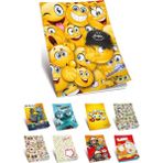 Çınar Defter Karton Kapak Dikişli 3 Ortalı Kareli 80 Yaprak A5 Küçük Boy (12 Li Paket) - Renkli - standart