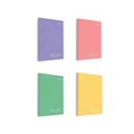 Çınar Defter Pastel Spiralli Pp Kapak A4 96 Yaprak Kareli Okul Defteri