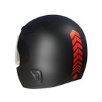 Çınar Extreme 2 Adet 5x16 cm Araba Ayna Bayrak Kırmızı Kask Sticker