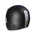 Çınar Extreme 2 Adet Sport Kask Araba Ayna Süt Beyaz Kask Sticker