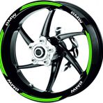 Çınar Extreme Double Stripe Floresan Yeşil Jant Şeridi Sticker