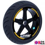 Çınar Extreme Double Stripe Jant Şeridi Sticker Reflektif Floresan Renkler
