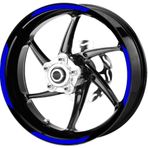 Çınar Extreme Double Stripe Reflektif Mavi Jant Şeridi Sticker