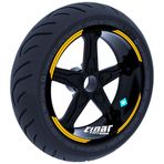 Çınar Extreme Double Stripe Tasarımlı Taksi Sarısı Jant Şeridi Sticker