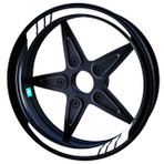 Çınar Extreme Floresan Beyaz Moto GP İç Jant Şeridi Sticker