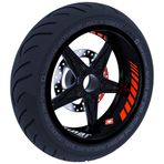 Çınar Extreme Floresan Turuncu Gp Racing İç Jant Şeridi Sticker