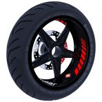 Çınar Extreme Gp Racing Bayrak Kırmızı İç Jant Şeridi Sticker