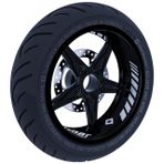 Çınar Extreme Gp Racing Yaldızlı Gümüş İç Jant Şeridi Sticker