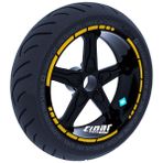 Çınar Extreme Moto GP Stili Yaldızlı Gold Jant Şeridi Sticker