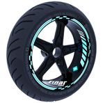 Çınar Extreme Nane Yeşili Moto GP İç Dış Jant Şeridi Takım Sticker