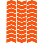 Çınar Extreme Ok Şeklinde Floresan Turuncu Sticker