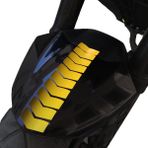Çınar Extreme Ok Tasarımlı Limon Sarısı Çamurluk Kask Sticker