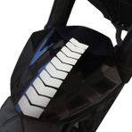 Çınar Extreme Ok Tasarımlı Reflektif Gri Çamurluk Kask Sticker