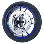 Çınar Extreme Reflektif Mavi Moto GP Stili Jant Şeridi Sticker