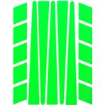 Çınar Extreme Şerit Şeklinde Floresan Yeşil Sticker