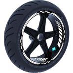 Çınar Extreme Süt Beyaz Moto GP İç Dış Jant Şeridi Takım Sticker