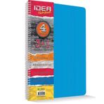 Çınar İdea Spiralli 3 Kareli + 1 Çizgili 120 Yaprak Ayraçlı Defter